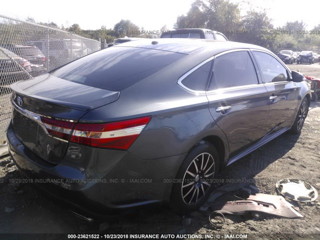 4T1BK1EB0FU145524 - 2015 TOYOTA AVALON XLE/PREMIUM/TOURING/LTD 灰色 照片 4