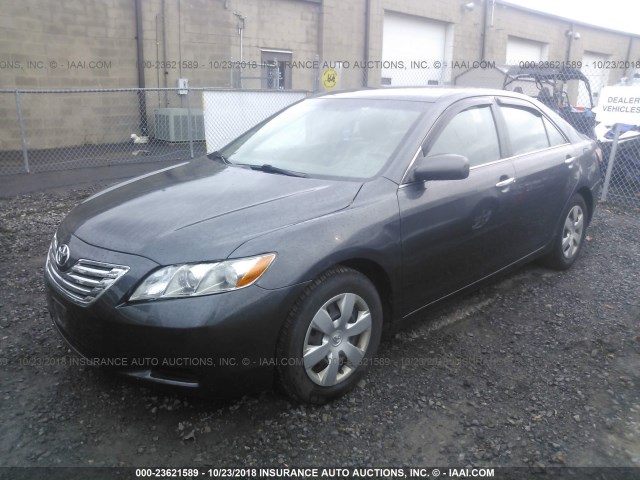 4T1BE46K48U766646 - 2008 TOYOTA CAMRY CE/LE/XLE/SE GRAY photo 2