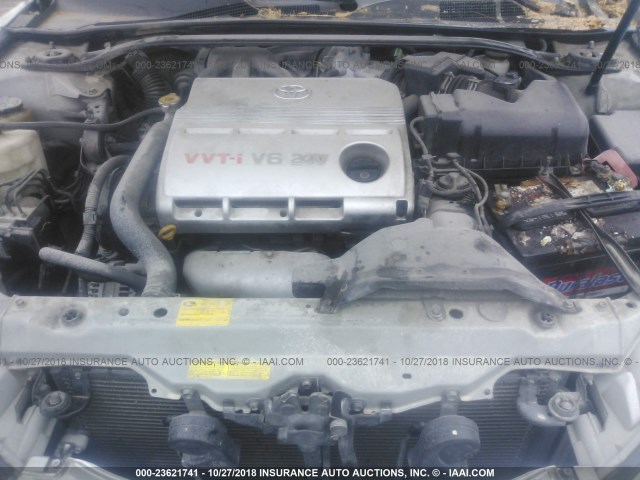 4T1BF32K64U063847 - 2004 TOYOTA CAMRY LE/XLE/SE SILVER photo 10