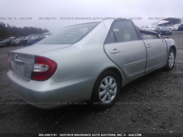 4T1BF32K64U063847 - 2004 TOYOTA CAMRY LE/XLE/SE SILVER photo 4
