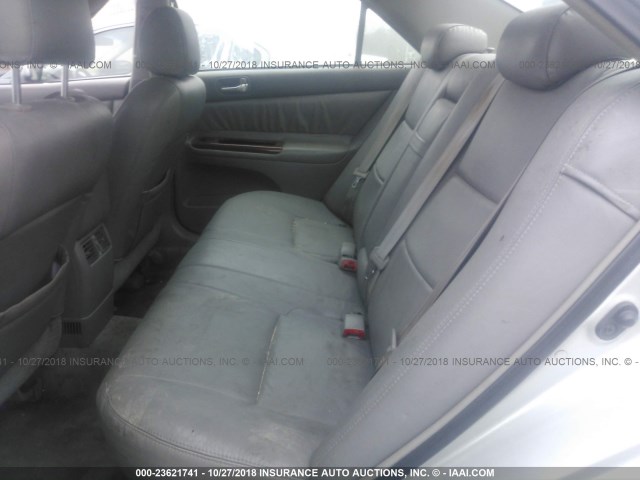 4T1BF32K64U063847 - 2004 TOYOTA CAMRY LE/XLE/SE SILVER photo 8