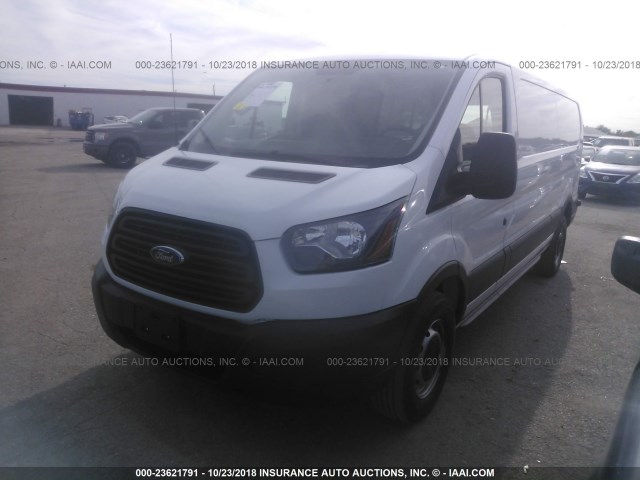 1FTYR2ZM6FKA28859 - 2015 FORD TRANSIT T-250 WHITE photo 2