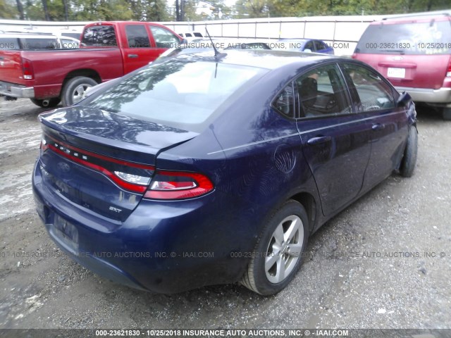 1C3CDFBB9FD331619 - 2015 DODGE DART SXT Navy photo 4