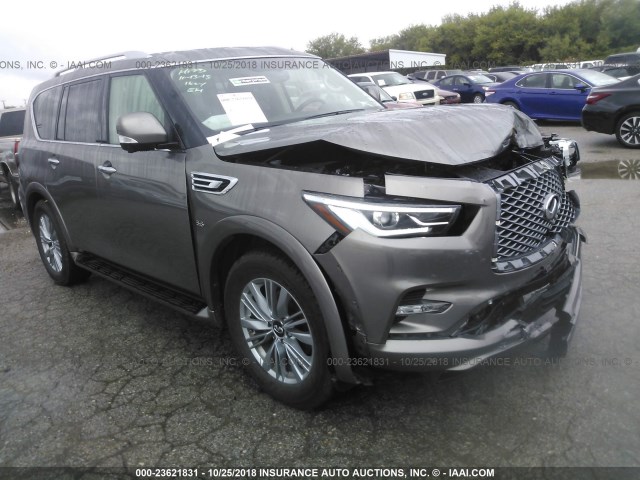 JN8AZ2NF7J9662744 - 2018 INFINITI QX80 SIGNATURE TAN photo 1