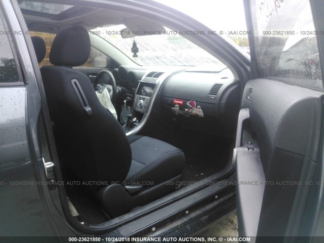 JTKDE167780255732 - 2008 TOYOTA SCION TC 灰色 照片 5