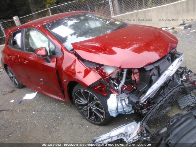 JTNK4RBE0K3007523 - 2019 TOYOTA COROLLA SE/XSE ORANGE photo 1