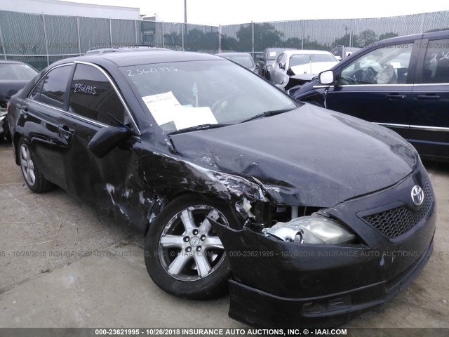 4T1BE46K08U258657 - 2008 TOYOTA CAMRY CE/LE/XLE/SE BLACK photo 1