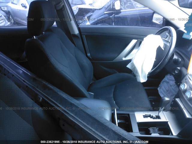 4T1BE46K08U258657 - 2008 TOYOTA CAMRY CE/LE/XLE/SE BLACK photo 5