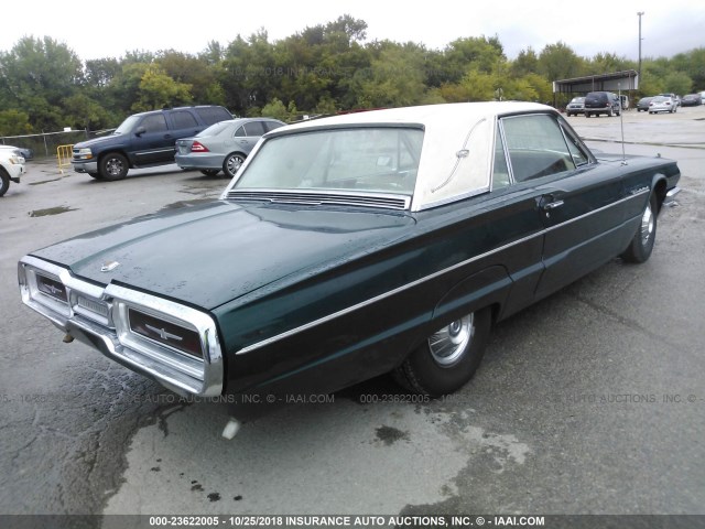 4Y87Z121922 - 1964 FORD THUNDERBIRD  GREEN photo 4