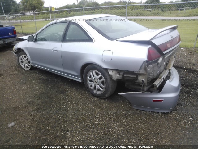 1HGCG22542A038472 - 2002 HONDA ACCORD EX SILVER photo 3