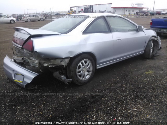 1HGCG22542A038472 - 2002 HONDA ACCORD EX SILVER photo 4