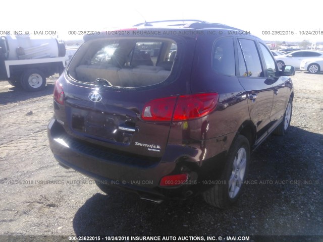 5NMSH13E57H086298 - 2007 HYUNDAI SANTA FE SE/LIMITED BURGUNDY photo 6