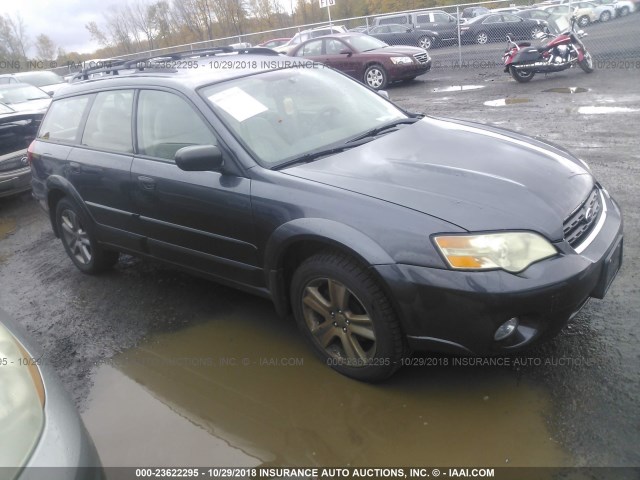 4S4BP61C777345653 - 2007 SUBARU LEGACY OUTBACK 2.5I GRAY photo 1