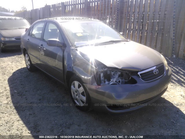 2T1BR32E17C750595 - 2007 TOYOTA COROLLA CE/LE/S GRAY photo 1