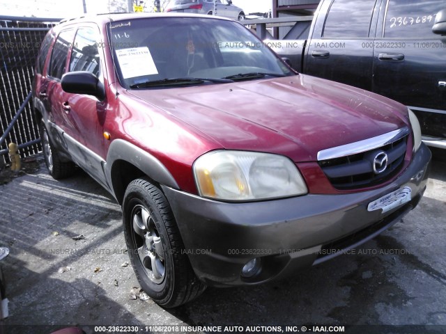 4F2YU08131KM55466 - 2001 MAZDA TRIBUTE LX/ES RED photo 1