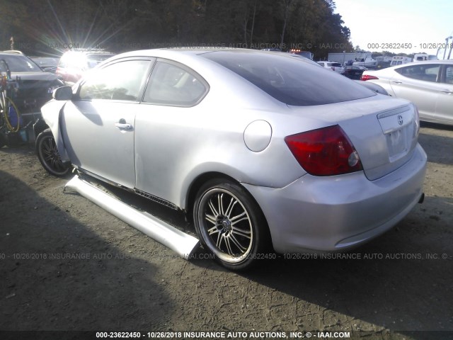 JTKDE177550004394 - 2005 TOYOTA SCION TC 银色 照片 3