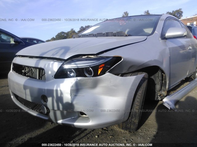 JTKDE177550004394 - 2005 TOYOTA SCION TC 银色 照片 6