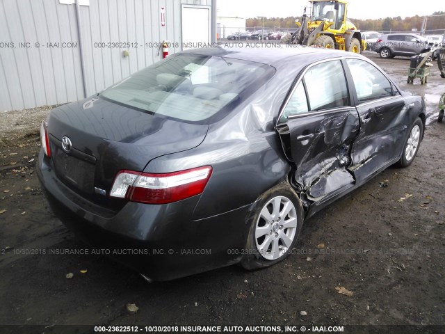 4T1BB46K29U083340 - 2009 TOYOTA CAMRY HYBRID GRAY photo 4