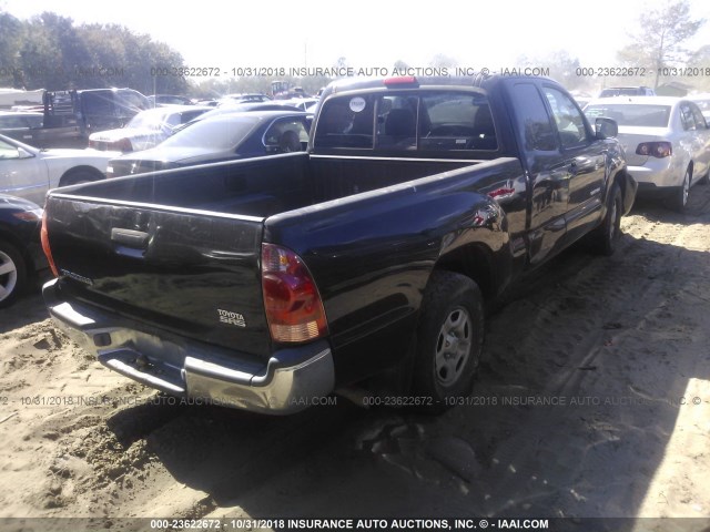 5TETX22N36Z179754 - 2006 TOYOTA TACOMA ACCESS CAB შავი ფოტო 4