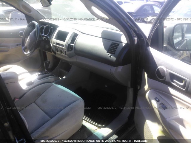 5TETX22N36Z179754 - 2006 TOYOTA TACOMA ACCESS CAB შავი ფოტო 5
