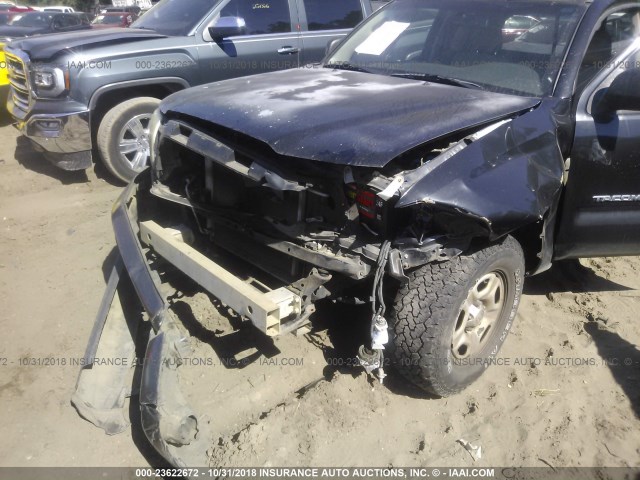 5TETX22N36Z179754 - 2006 TOYOTA TACOMA ACCESS CAB შავი ფოტო 6
