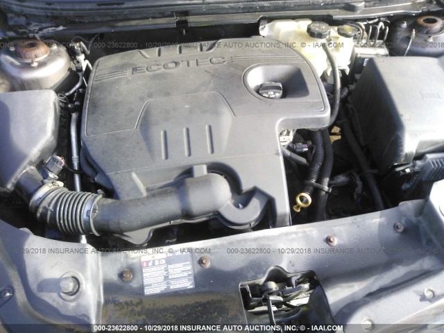1G1ZC5EB2AF314391 - 2010 CHEVROLET MALIBU 1LT GRAY photo 10