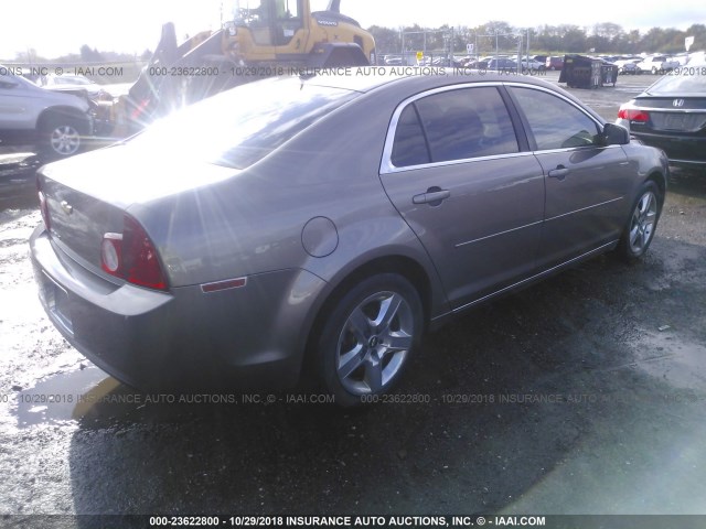 1G1ZC5EB2AF314391 - 2010 CHEVROLET MALIBU 1LT GRAY photo 4