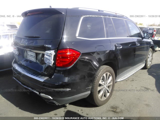 4JGDF7CEXDA218071 - 2013 MERCEDES-BENZ GL 450 4MATIC BLACK photo 4