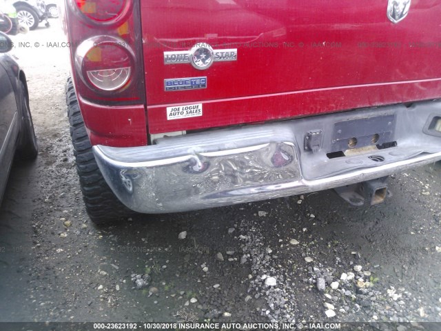3D7KS28A08G106490 - 2008 DODGE RAM 2500 ST/SLT 红色 照片 6
