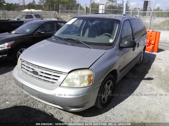 2FMZA51614BA68358 - 2004 FORD FREESTAR SE SILVER photo 2