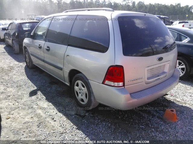 2FMZA51614BA68358 - 2004 FORD FREESTAR SE SILVER photo 3