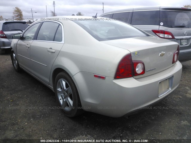 1G1ZC5EBXAF310668 - 2010 CHEVROLET MALIBU 1LT TAN photo 3