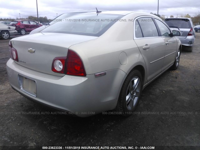 1G1ZC5EBXAF310668 - 2010 CHEVROLET MALIBU 1LT TAN photo 4