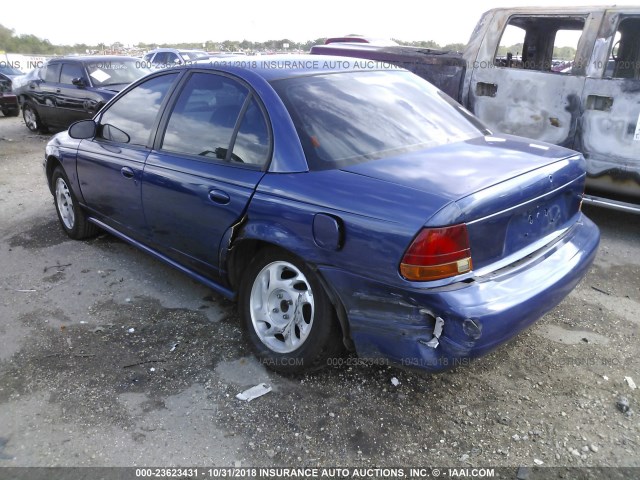 1G8ZG5289VZ338500 - 1997 SATURN SL1 BLUE photo 3