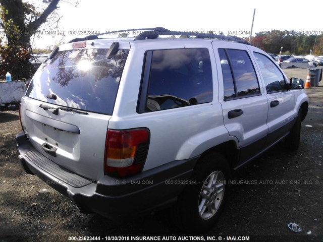 1J4GW48S44C161847 - 2004 JEEP GRAND CHEROKEE LAREDO/COLUMBIA/FREEDOM 银色 照片 4
