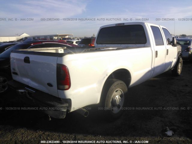 1FTWW30P77EA28706 - 2007 FORD F350 SRW SUPER DUTY WHITE photo 4