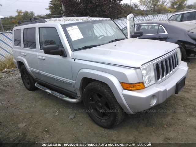 1J4RG4GK4AC157171 - 2010 JEEP COMMANDER SPORT SILVER photo 1