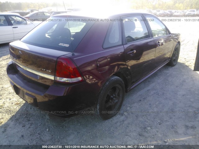 1G1ZT68N47F204401 - 2007 CHEVROLET MALIBU MAXX LT BURGUNDY photo 4