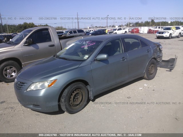 4T1BE46K47U621847 - 2007 TOYOTA CAMRY NEW GENERAT CE/LE/XLE/SE GREEN photo 2