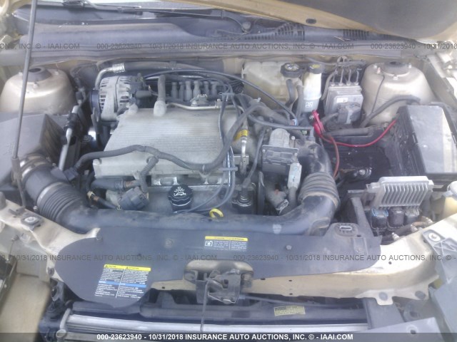 1G1ZT52895F169493 - 2005 CHEVROLET MALIBU LS შამპანური ფოტო 10