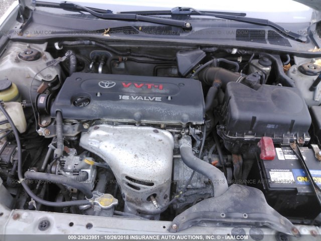 4T1BE32K23U727207 - 2003 TOYOTA CAMRY LE/XLE/SE SILVER photo 10