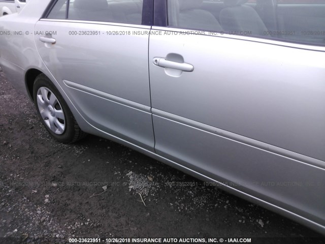 4T1BE32K23U727207 - 2003 TOYOTA CAMRY LE/XLE/SE SILVER photo 6