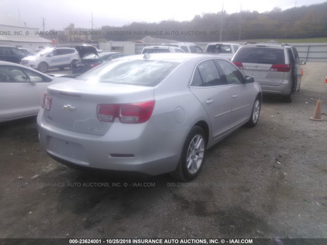 1G11C5SL7EF195057 - 2014 CHEVROLET MALIBU 1LT SILVER photo 4