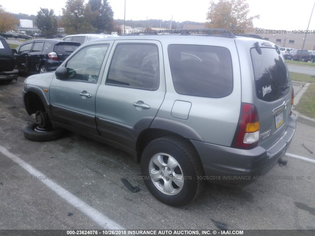 4F2CZ96153KM20370 - 2003 MAZDA TRIBUTE ES GREEN photo 3