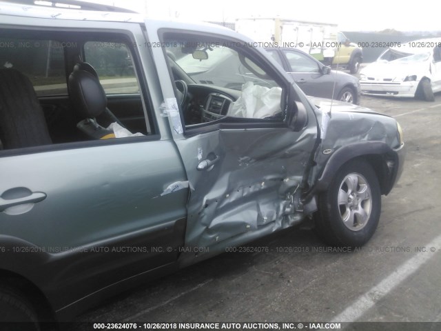 4F2CZ96153KM20370 - 2003 MAZDA TRIBUTE ES GREEN photo 6
