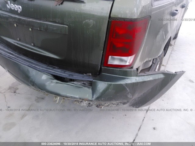 1J4GS48K96C309523 - 2006 JEEP GRAND CHEROKEE LAREDO/COLUMBIA/FREEDOM 绿色 照片 6