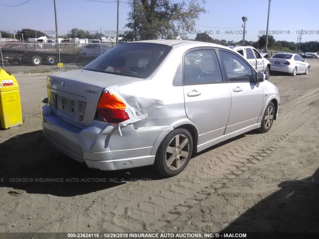 JS2RA61S465300326 - 2006 SUZUKI AERIO PREMIUM SILVER photo 4