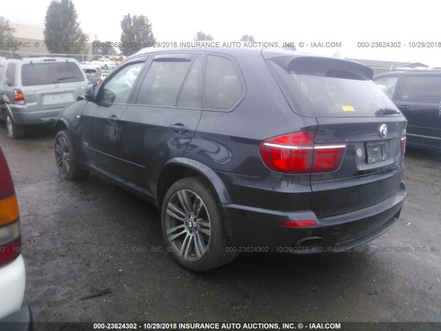 5UXZV4C52D0E02388 - 2013 BMW X5 XDRIVE35I Ciemnoniebieski zdjęcie 3