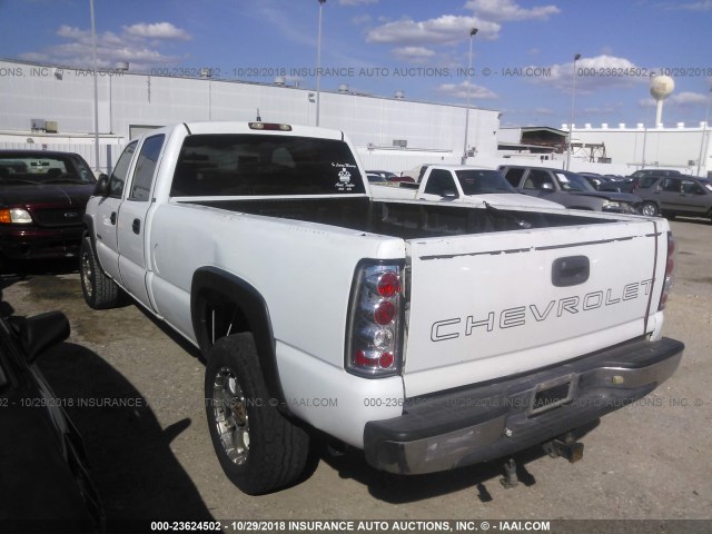 1GCHC23U83F103642 - 2003 CHEVROLET SILVERADO C2500 HEAVY DUTY WHITE photo 3