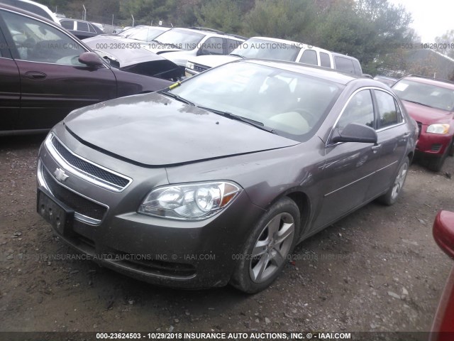 1G1ZB5E16BF178441 - 2011 CHEVROLET MALIBU LS 灰色 照片 2